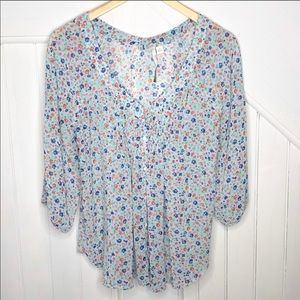 Lauren Conrad | Floral Print Blouse